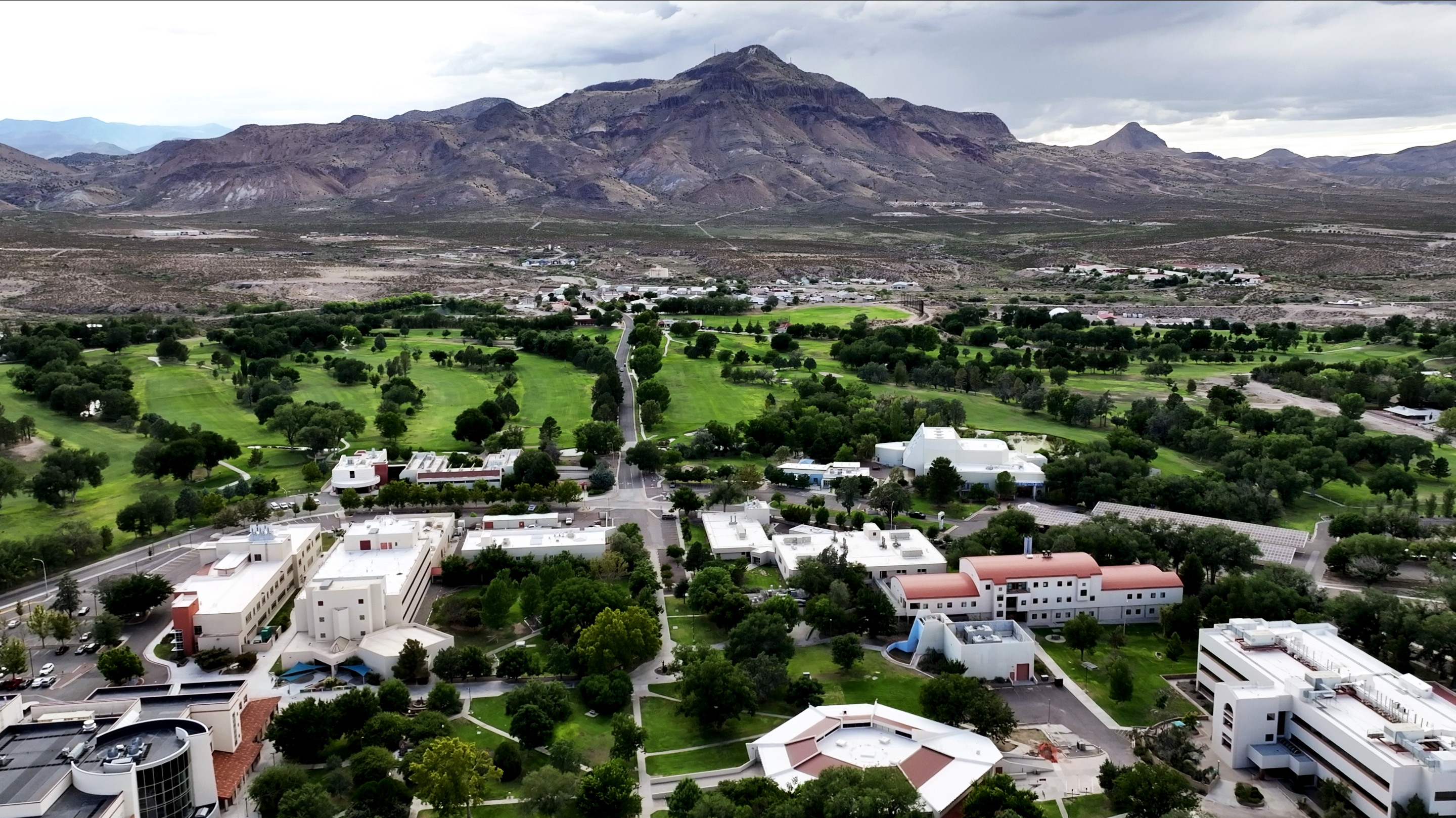 NMT Campus with M Mountain in background